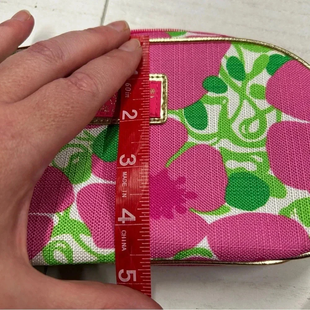 NWOT Lilly Pulitzer for‎ Estee Lauder Makeup Bag Travel Case Pink Green